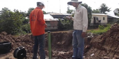 Lắp đặt và quan trắc nền đất yếu cho gói thầu CW1C