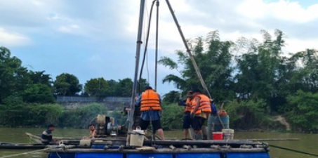 Khảo sát địa chất dự án xây dựng đường liên vùng ở huyện Điện Khánh