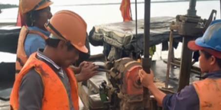 Thí nghiệm mẫu cầu Đại Ngãi 1